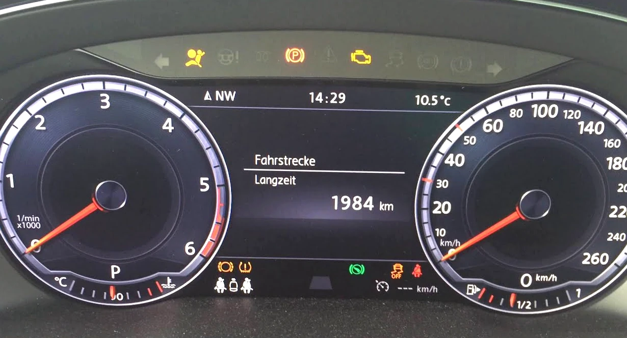 Volkswagen cockpit